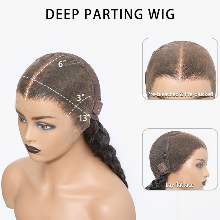Human Hair 13x6 Glueless Lace Front Wig Body Wave