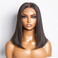 Human Hair 5x5 Glueless Lace Closure Bob Wig Straight