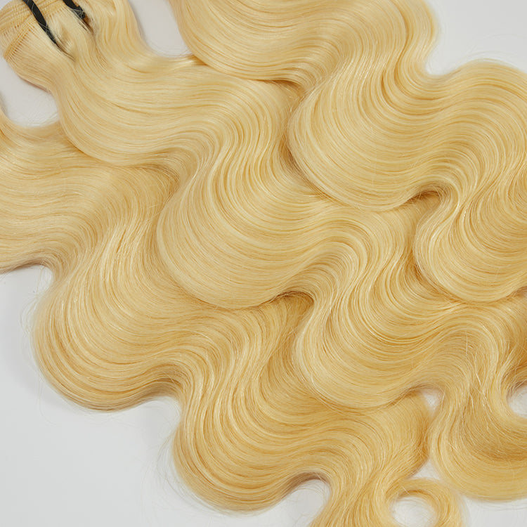 613 Blonde Human Hair Bundle Body Wave