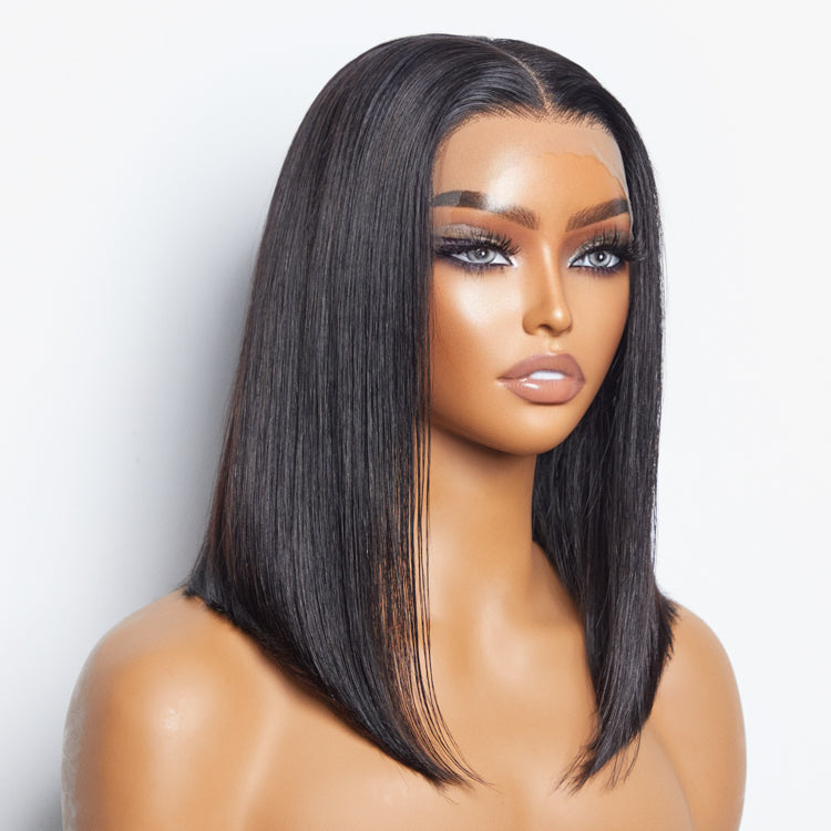 Human Hair 13x4 Lace Frontal Bob Wig Straight