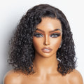 Human Hair 13x4 Lace Frontal Bob Wig Water Wave
