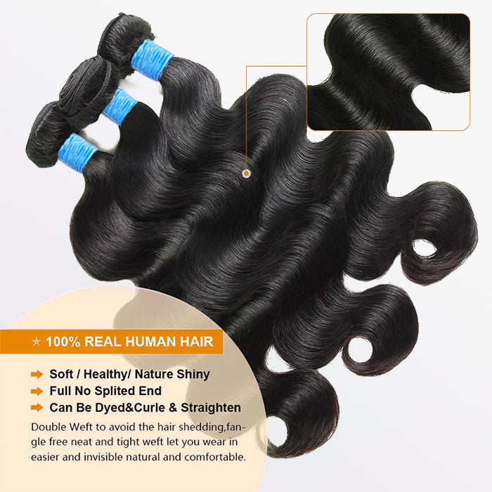 Brazilian Virgin Hair Bundle Body Wave