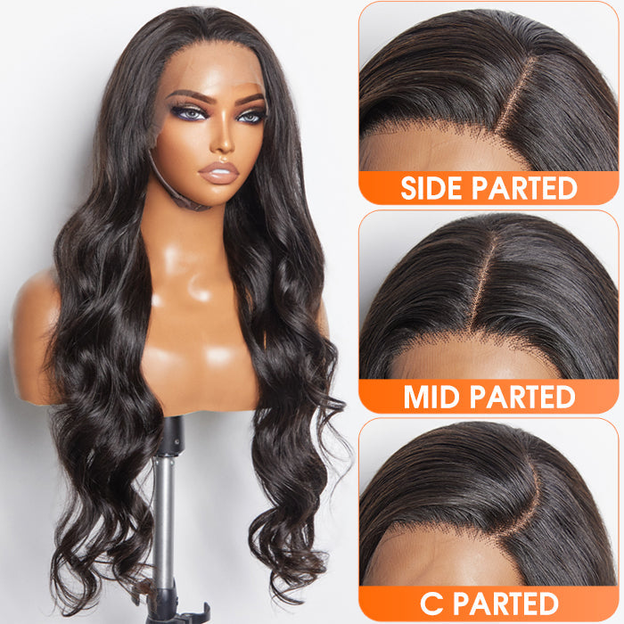 Human Hair 13x6 Glueless Lace Front Wig Body Wave