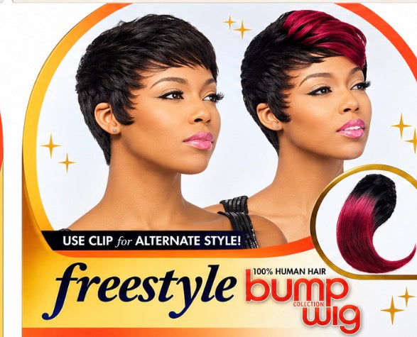Sensationnel Freestyle Bump Wig Heylin with red clip piece