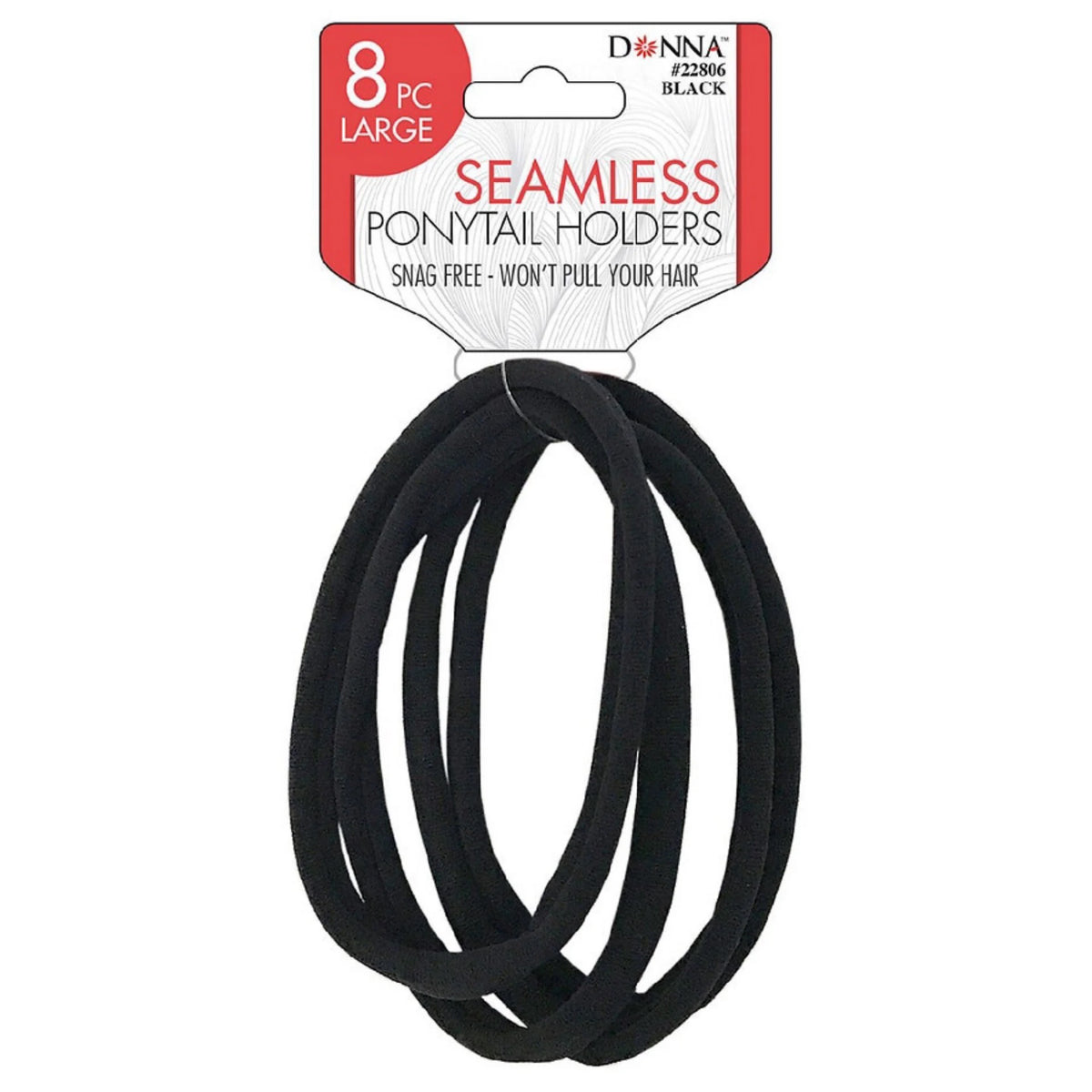 4pc Ponytail Holders 40mm-BT