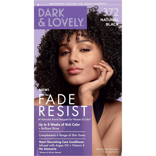 372 NATURAL BLACK -Fade Resist Dark & Lovely