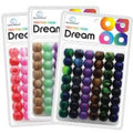 Dream World  Jumbo Beads 18 mm Two Tone Colors